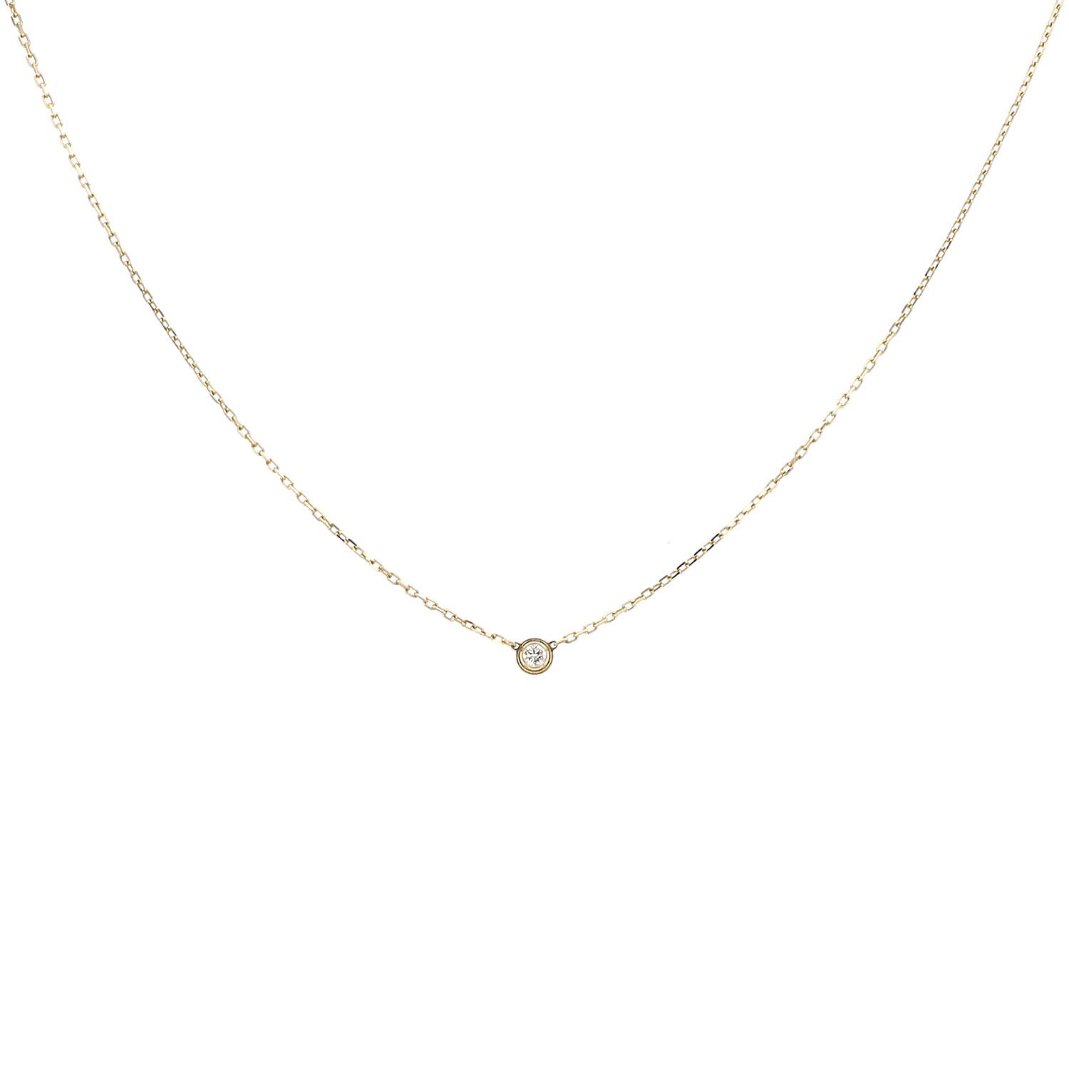 Collier Cartier Cartier d'Amour petit modèle en or jaune et diamant