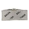 Balenciaga  Hourglass mini  shoulder bag  in silver strass - Detail D1 thumbnail