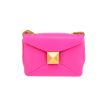 Bolso bandolera Valentino Garavani  One Stud en cuero rosa - 360 thumbnail