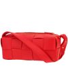 Bottega Veneta   handbag  in red intrecciato leather - 00pp thumbnail