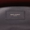 Saint Laurent  College handbag  in burgundy chevron quilted leather - Detail D2 thumbnail