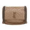 Sac bandoulière Saint Laurent  Niki moyen modèle  en cuir taupe - 360 thumbnail