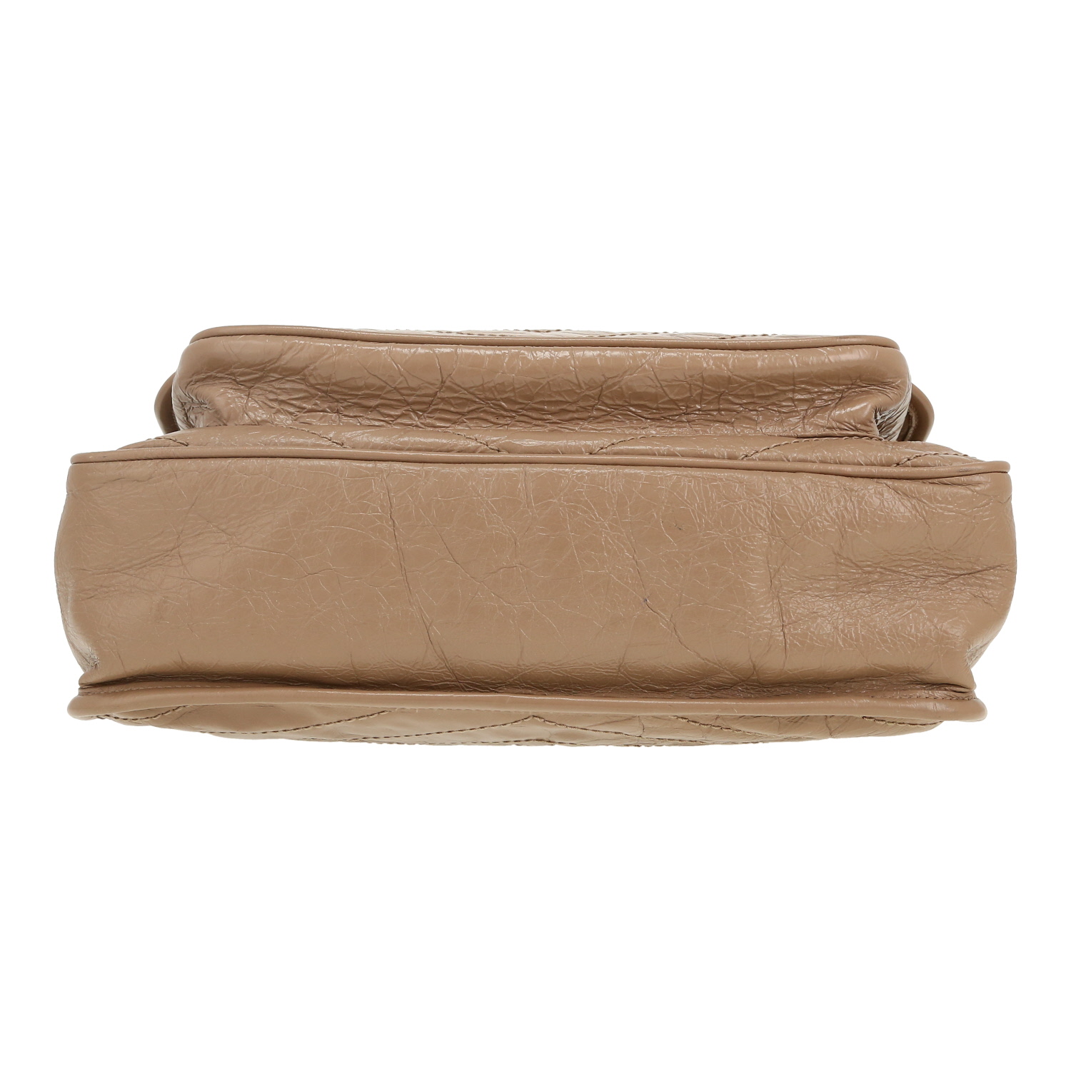 Borsa a tracolla Saint Laurent  Niki modello grande  in pelle color talpa - Detail D1