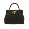 Hermès  Kelly 28 cm handbag  in black togo leather - 360 thumbnail