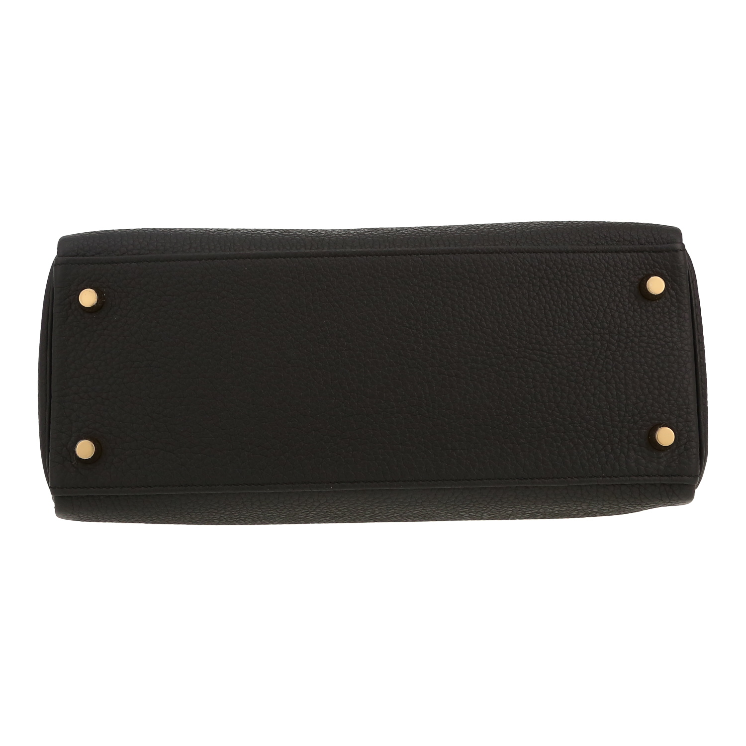 Sac à main Hermès  Kelly 28 cm en cuir togo noir - Detail D1