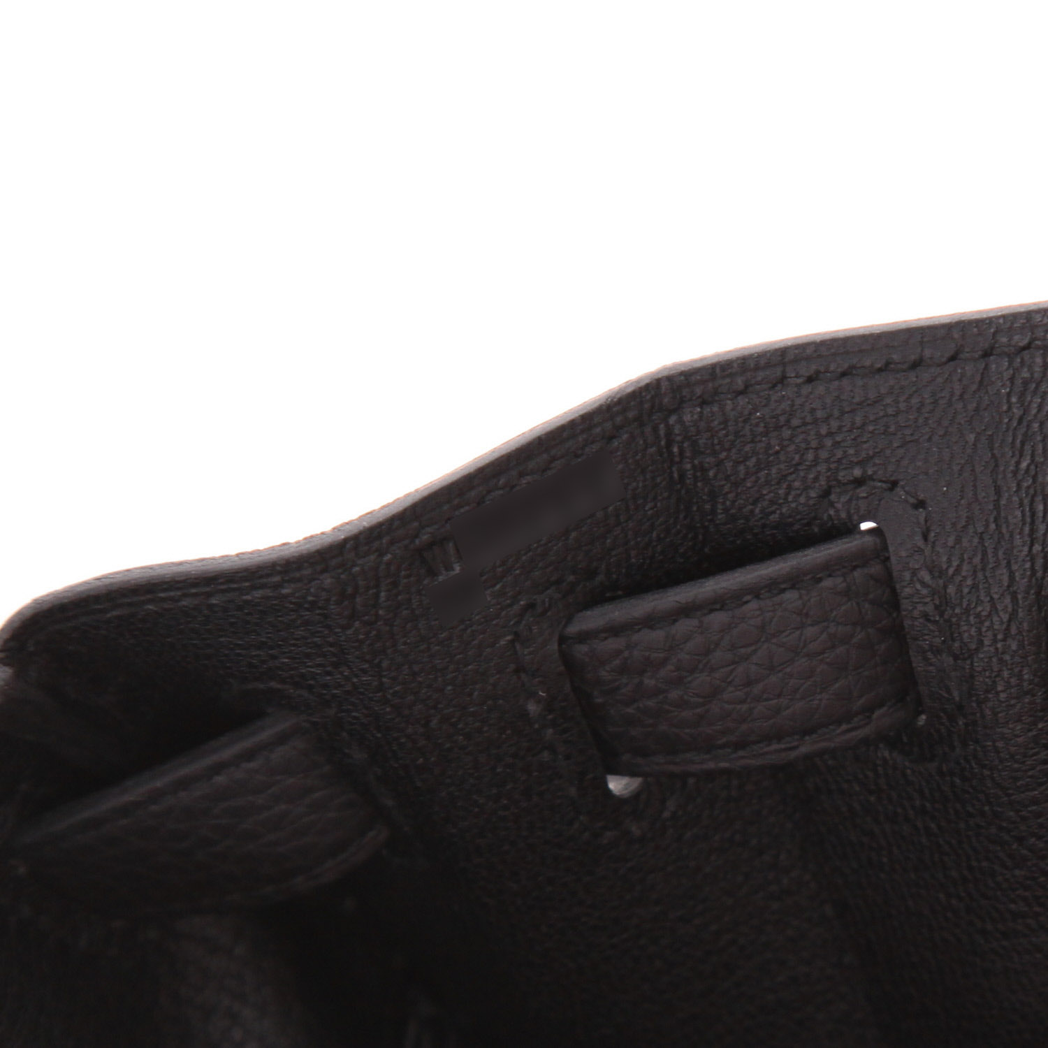 Sac à main Hermès  Kelly 28 cm en cuir togo noir - Detail D4