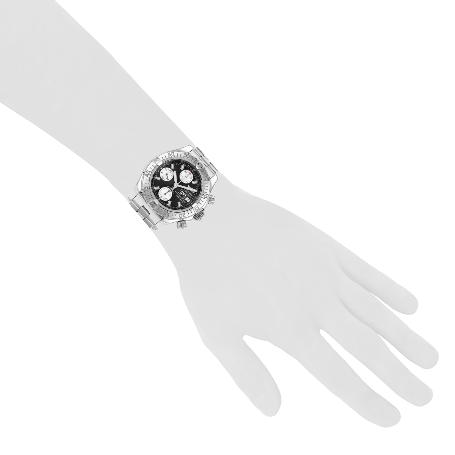 Breitling Chrono Superocean  in stainless steel Ref: Breitling A13340  Circa 2000 - Detail D1