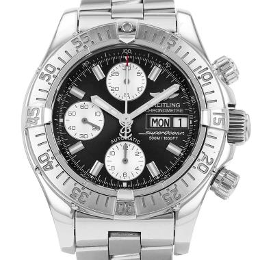 Orologio Breitling Chrono Superocean in acciaio Ref: Breitling A13340  Circa 2000