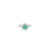Anello Tiffany 
Co Soleste in platino, smeraldo e diamanti - 360 thumbnail