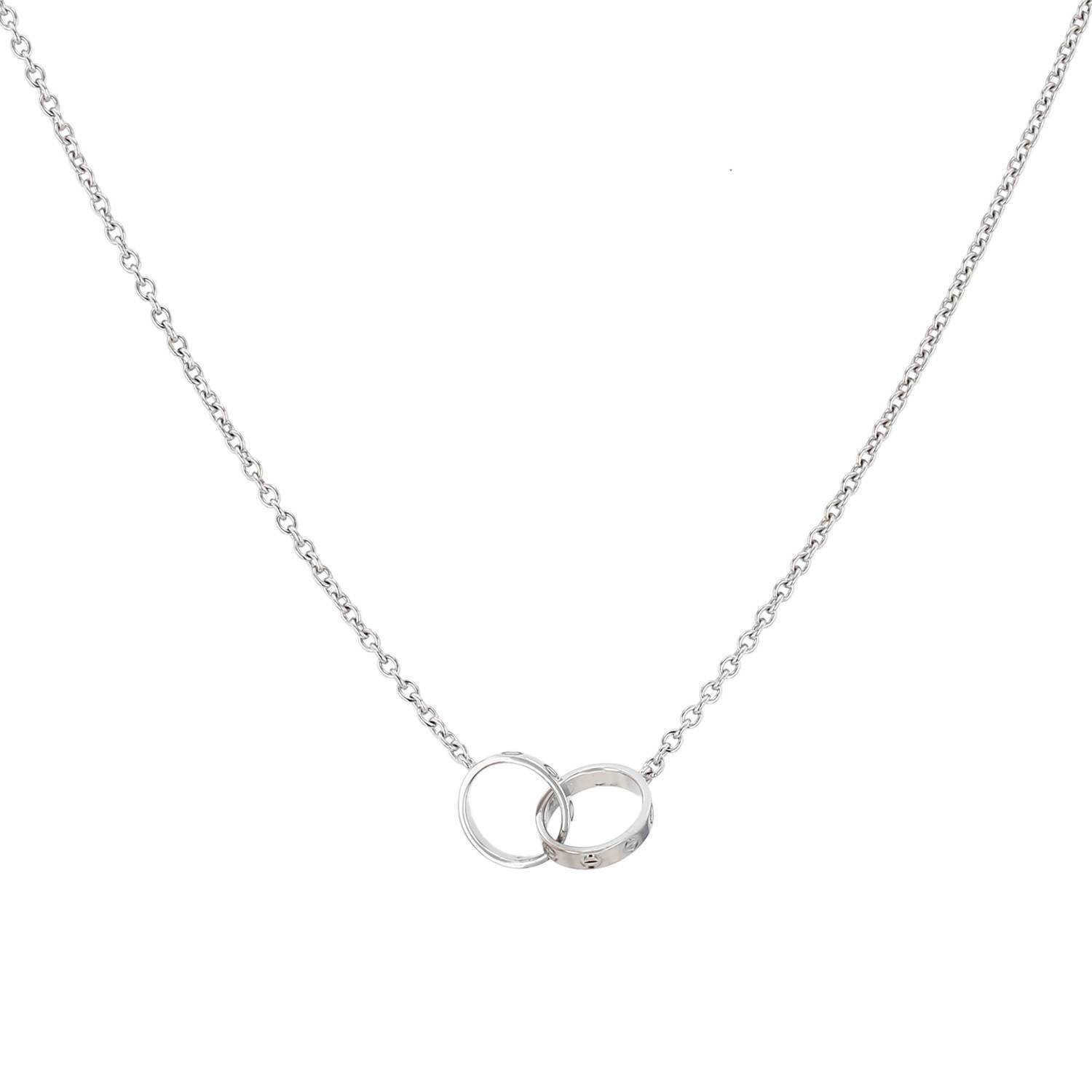 Cartier Love necklace in white gold