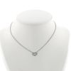 Collier Cartier Coeur et Symbole en or blanc et diamants - 360 thumbnail