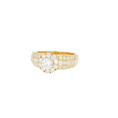 Sortija Van Cleef 
Arpels  de oro amarillo y diamantes