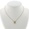 Dior  necklace in yellow gold and diamonds - 360 thumbnail