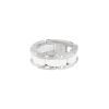 Bague semi-articulée Chanel Ultra moyen modèle en or blanc et céramique blanc - 00pp thumbnail