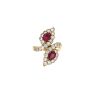 Bague Van Cleef 
Arpels  en or jaune, rubis et diamants - 360 thumbnail