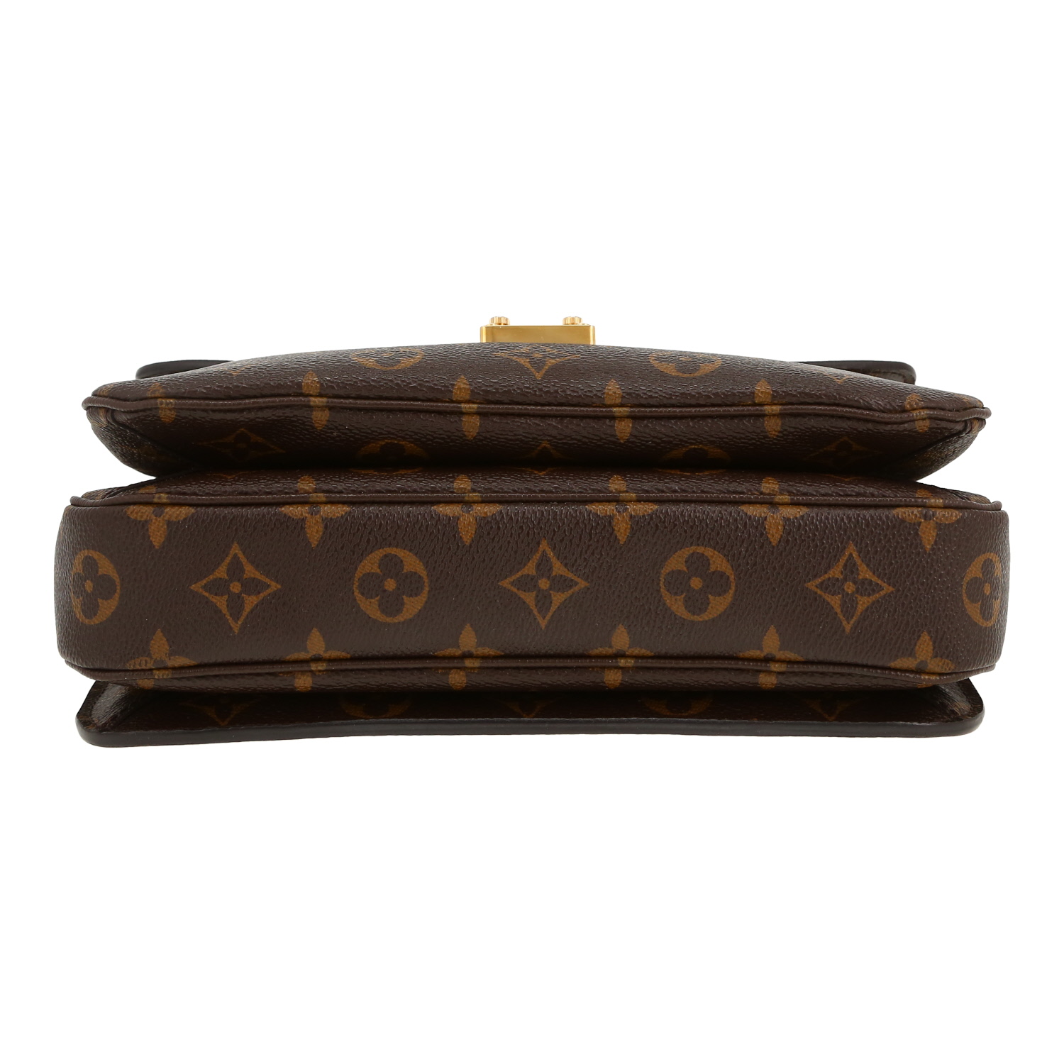 Louis Vuitton  Metis shoulder bag  in brown monogram canvas  and natural leather - Detail D1