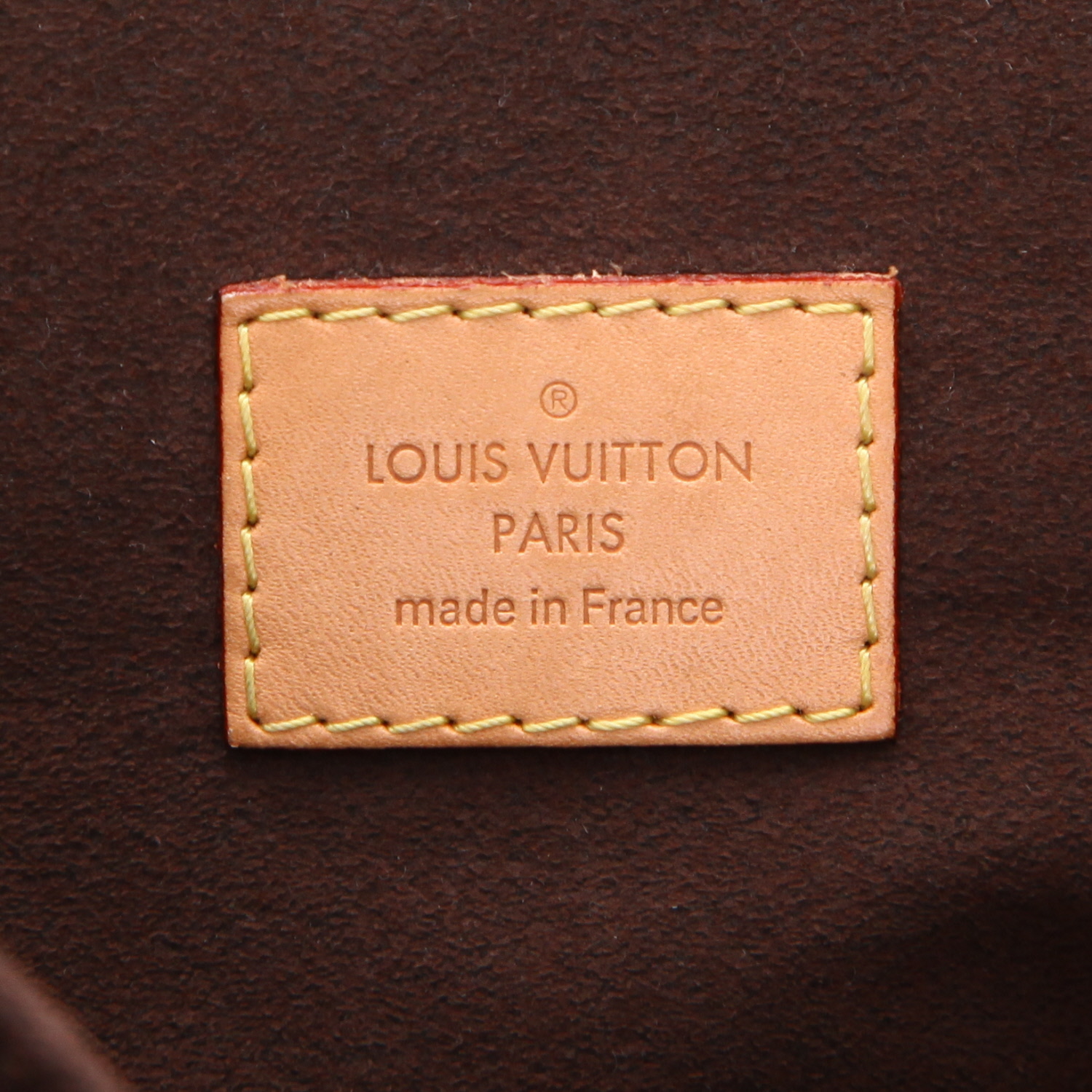 Louis Vuitton  Metis shoulder bag  in brown monogram canvas  and natural leather - Detail D2