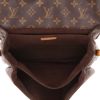 Borsa a tracolla Louis Vuitton  Metis in tela monogram marrone e pelle naturale - Detail D3 thumbnail