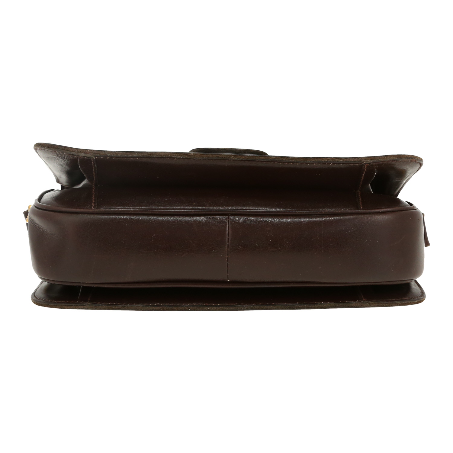 Celine Vintage handbag in brown leather - Detail D1