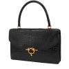 Hermès  Cordeliere handbag  in black crocodile - 00pp thumbnail
