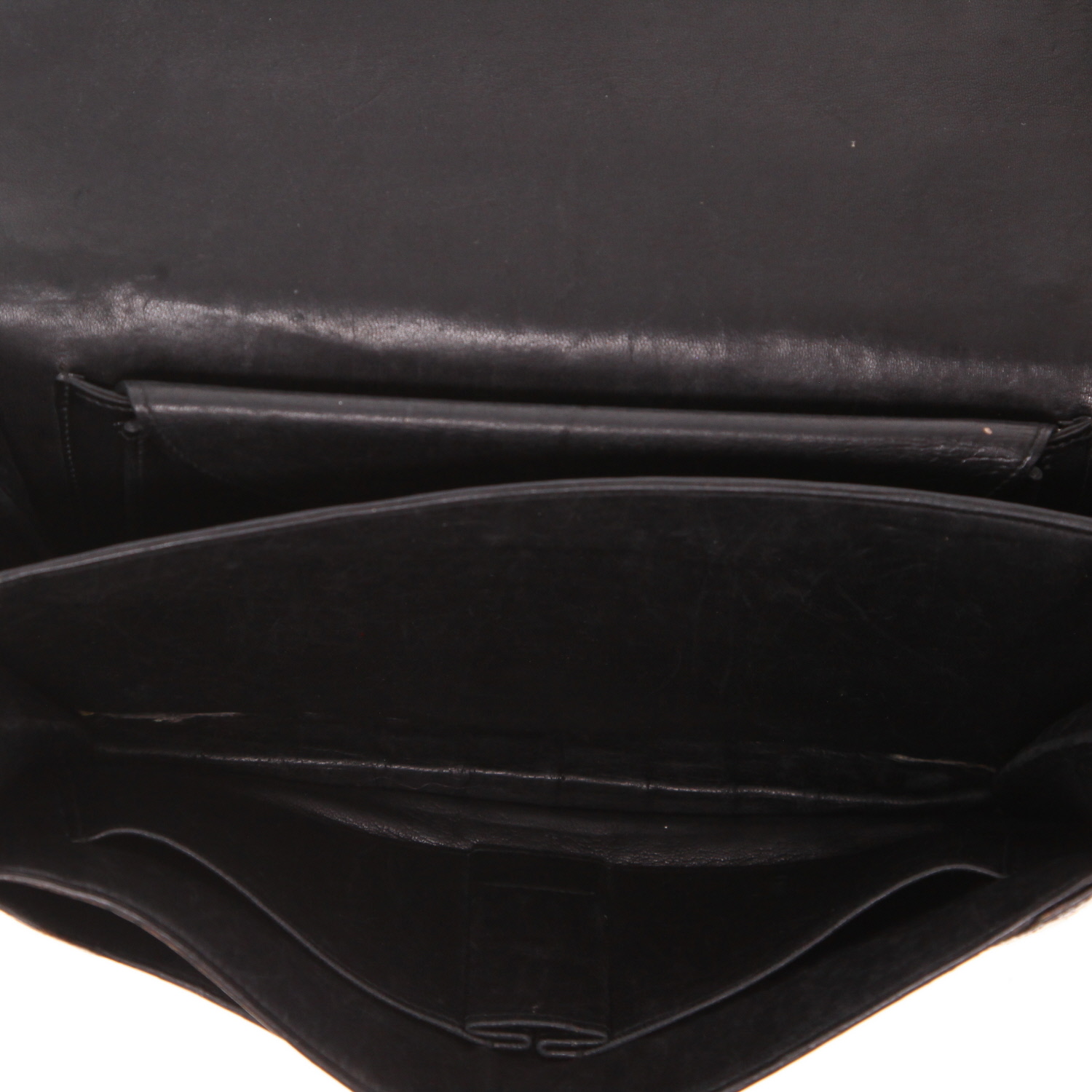 Bolso de mano Hermès Cordeliere en cocodrilo negro - Detail D3