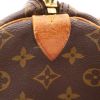 Bolsa de viaje Louis Vuitton  Keepall 55 en lona Monogram marrón y cuero natural - Detail D2 thumbnail