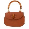 Gucci  Bamboo handbag  in brown Pecari leather  and bamboo - 00pp thumbnail