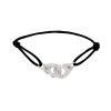 Bracelet Dinh Van Menottes R10 en or blanc et diamants - 00pp thumbnail