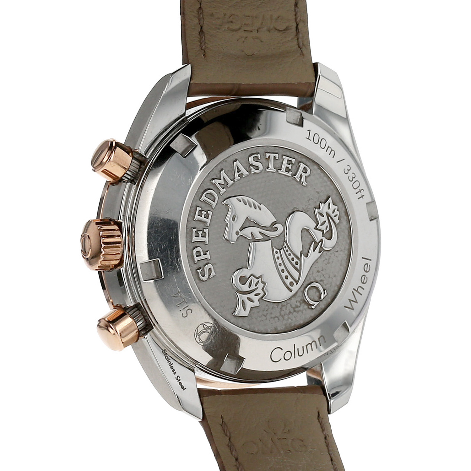 Montre Omega Speedmaster Co-Axial Chronograph en or et acier Ref: Omega - STZ006165  Vers 2024 - Detail D3