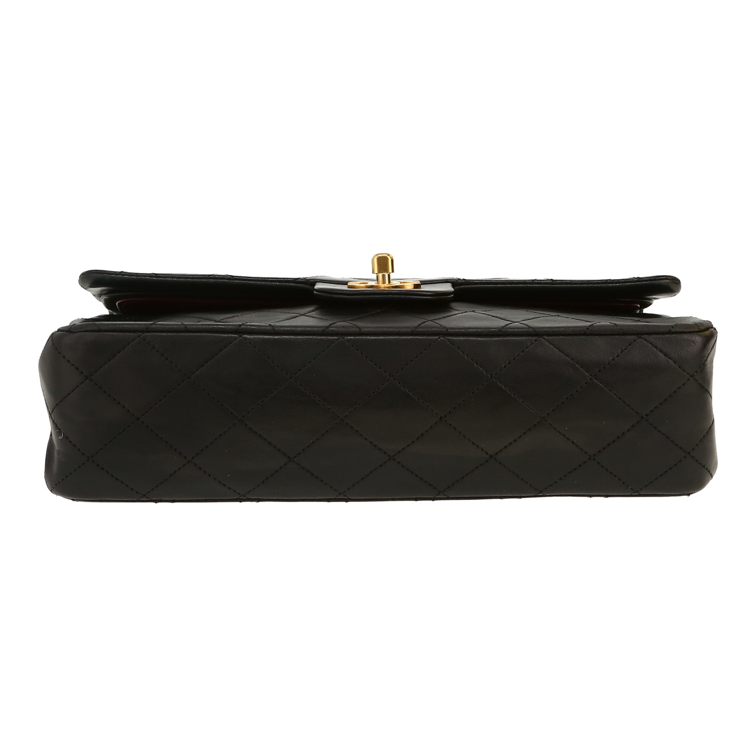 Chanel  Timeless Classic handbag  in black quilted leather - Detail D1