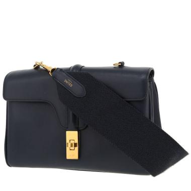 Bolso bandolera Celine  Soft Teen en cuero azul marino