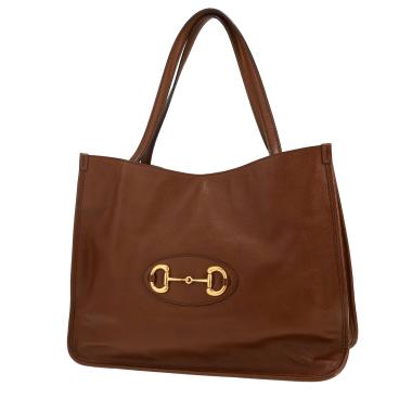 Shopping bag Gucci  1955 Horsebit in pelle marrone