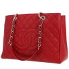 Sac à main Chanel  Shopping GST en cuir grainé matelassé rouge - 00pp thumbnail