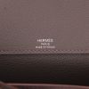 Pochette Hermès  Kelly Dépêches en cuir Evercolor gris étain - Detail D2 thumbnail