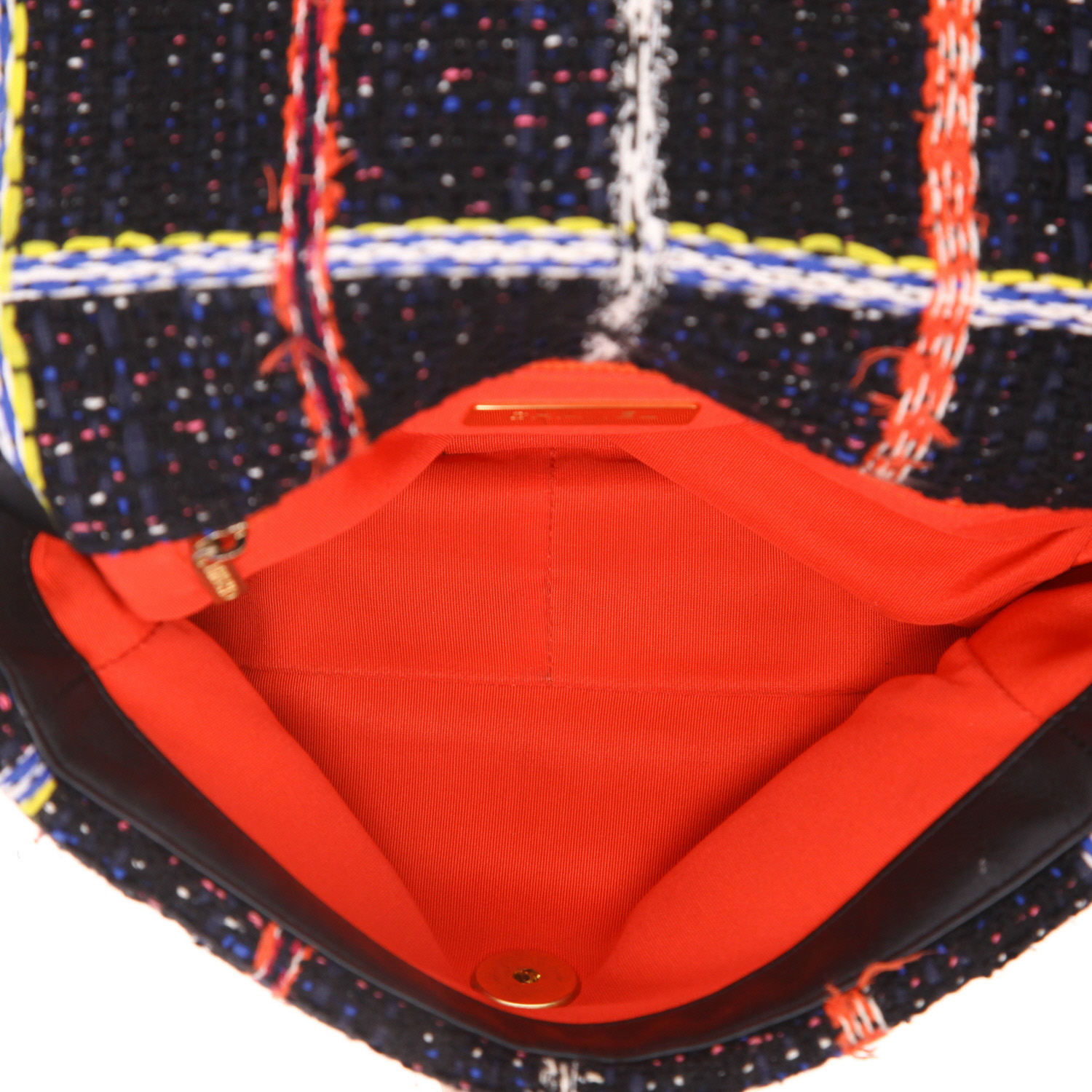 Borsa a tracolla Chanel  19 modello medio  in tweed nero - Detail D3