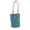 Borsa Hermès  Mangeoire in pelle togo blu - 00pp thumbnail
