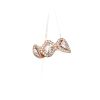 Messika My Twin earring in pink gold and diamonds - 360 thumbnail