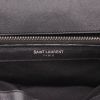 Saint Laurent  College shoulder bag  in black chevron quilted leather - Detail D2 thumbnail