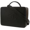 Chanel  Vanity vanity case  in black grained leather - 00pp thumbnail