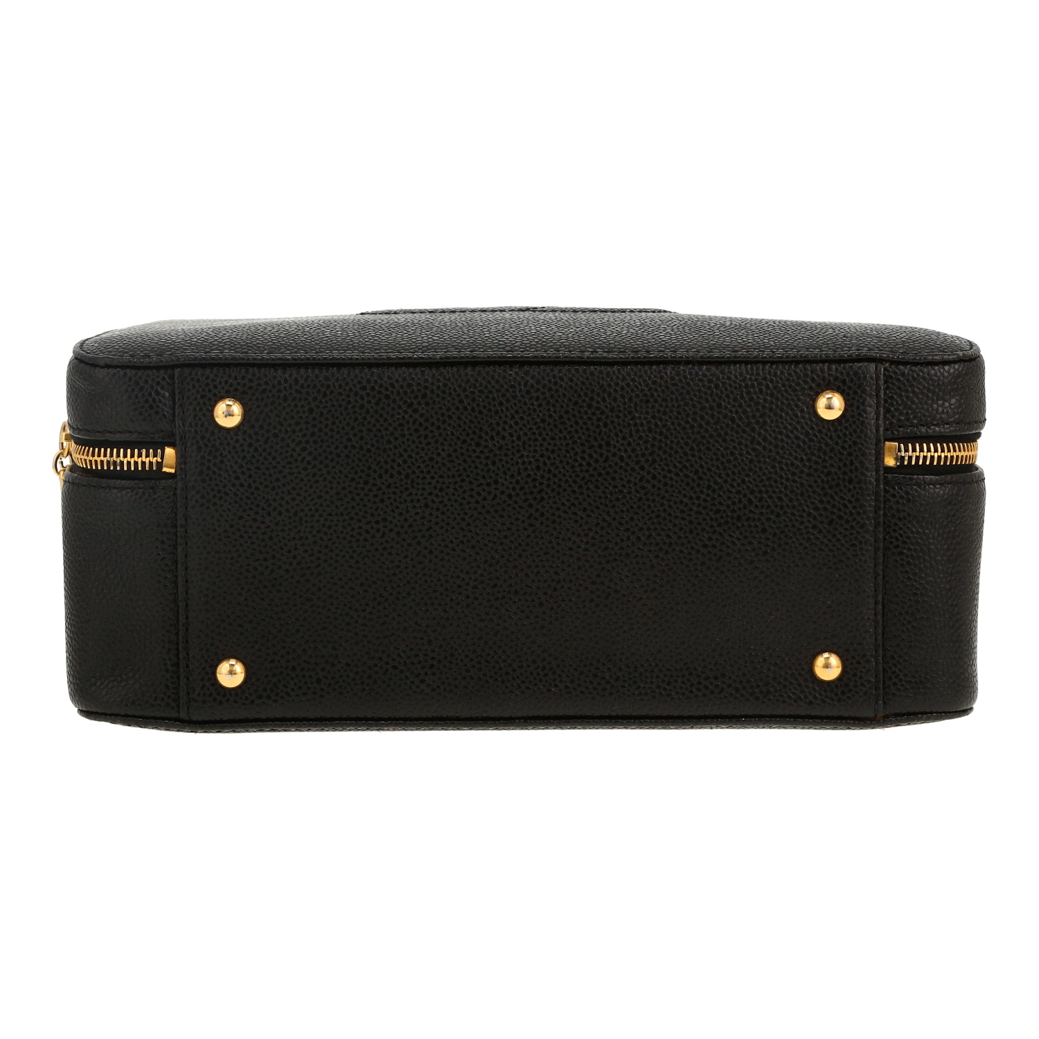 Beauty Chanel  Vanity in pelle martellata nera - Detail D1