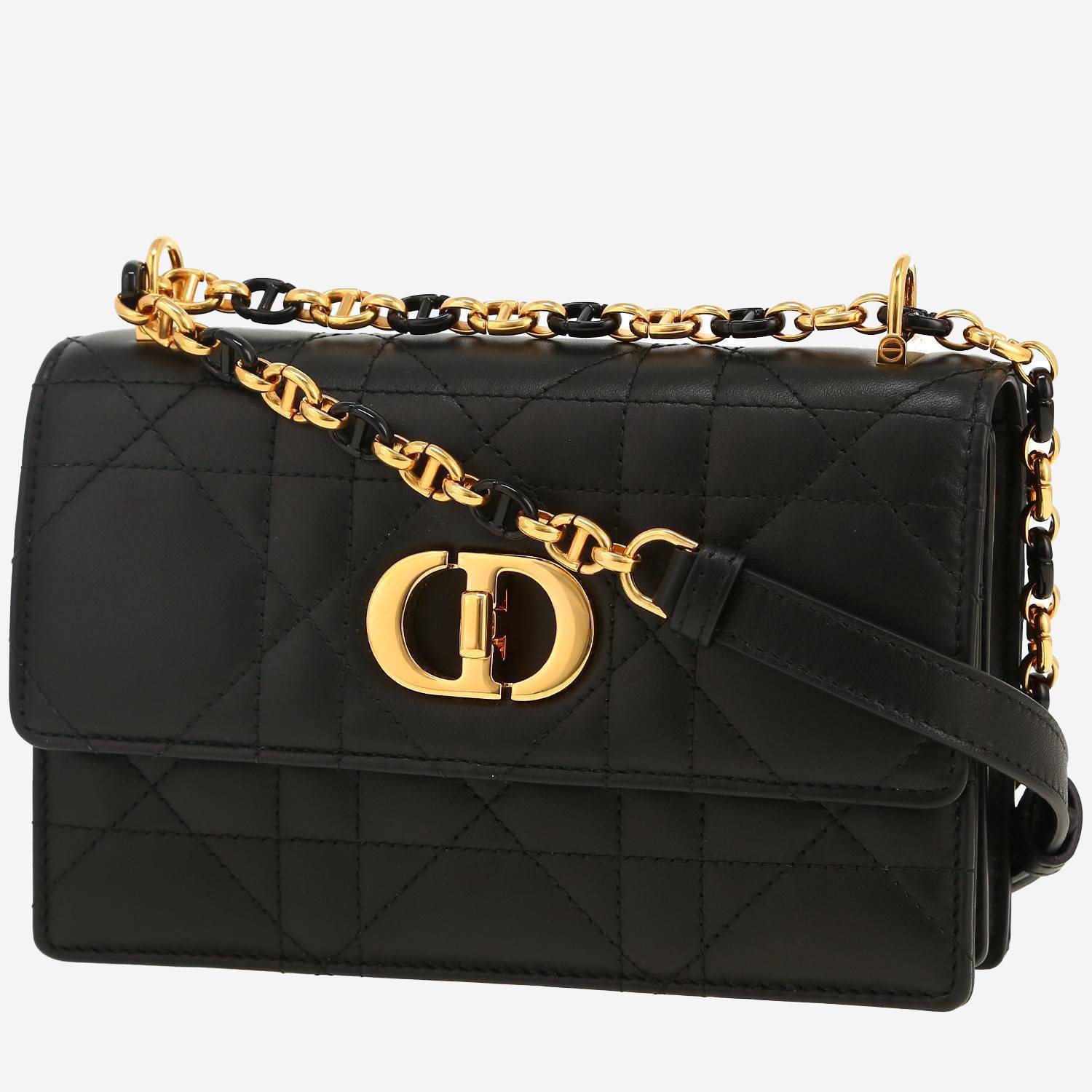 Dior  Miss Caro mini  shoulder bag  in black leather