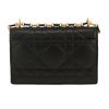 Dior  Miss Caro shoulder bag  in black leather - Detail D4 thumbnail