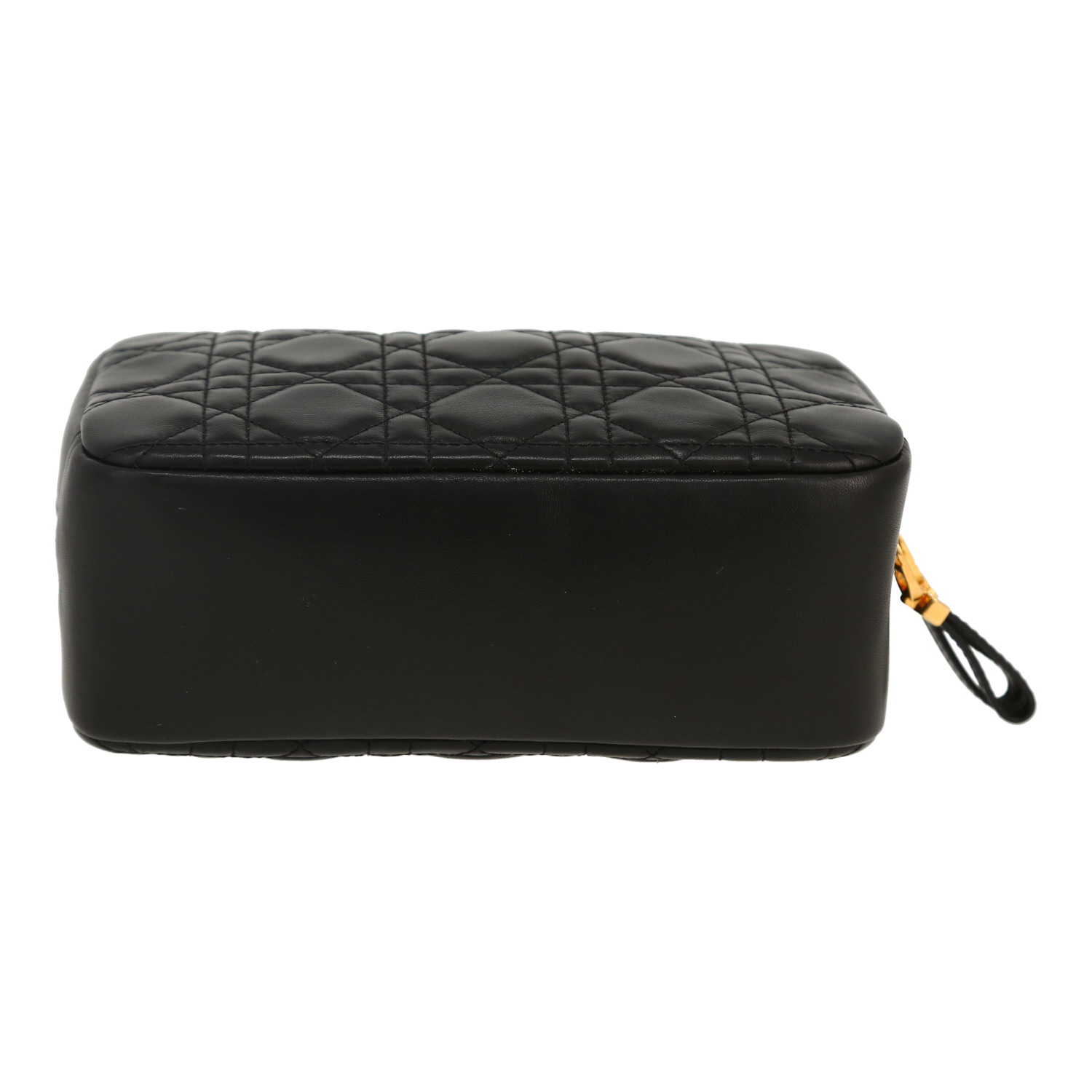 Dior clutch bag in black cannage leather - Detail D1