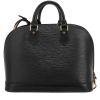 Louis Vuitton  Alma medium model  handbag  in black epi leather - Detail D4 thumbnail