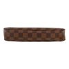 Louis Vuitton   handbag/clutch  in ebene damier canvas  and brown leather - Detail D1 thumbnail