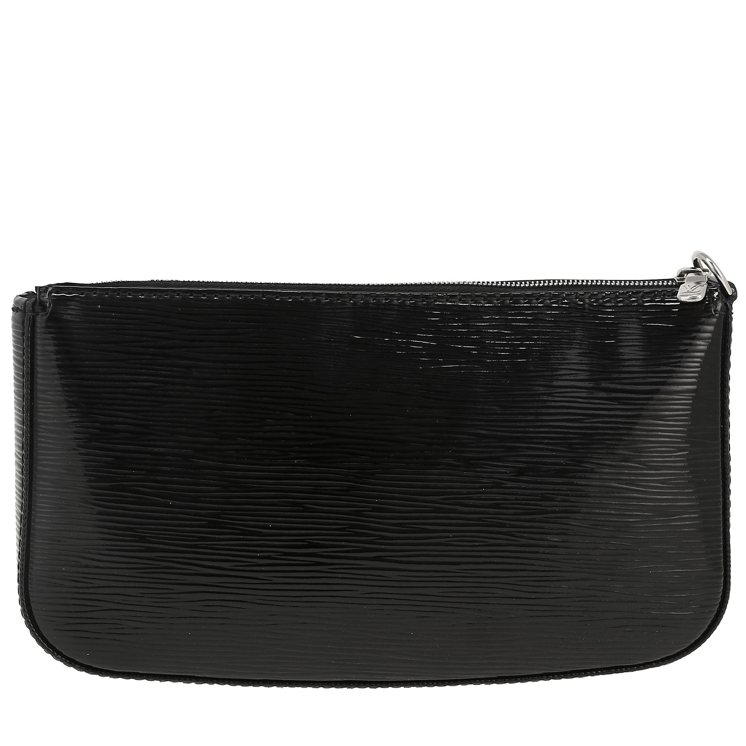 Borsa Louis Vuitton  Pochette accessoires in pelle Epi nera - Detail D4