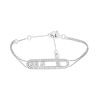 Messika Move bracelet in white gold and diamonds - 00pp thumbnail