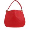 Bolso bandolera Louis Vuitton  Spontini  en cuero monogram huella rojo - Detail D4 thumbnail