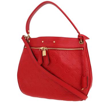 Sac bandoulière Louis Vuitton  Spontini  en cuir monogram empreinte rouge