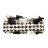 Chanel  Timeless Classic handbag  in black and white tweed - Detail D1 thumbnail